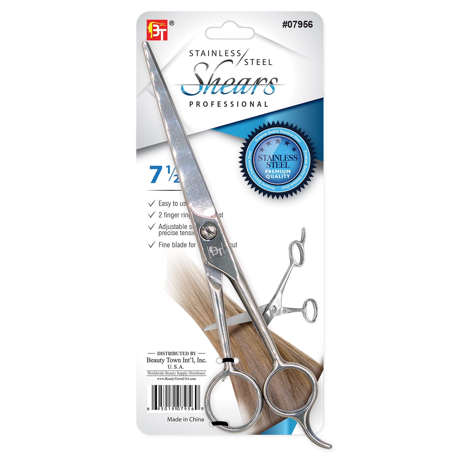 Stainless Steel 7.5" Hair Cutting Scissors