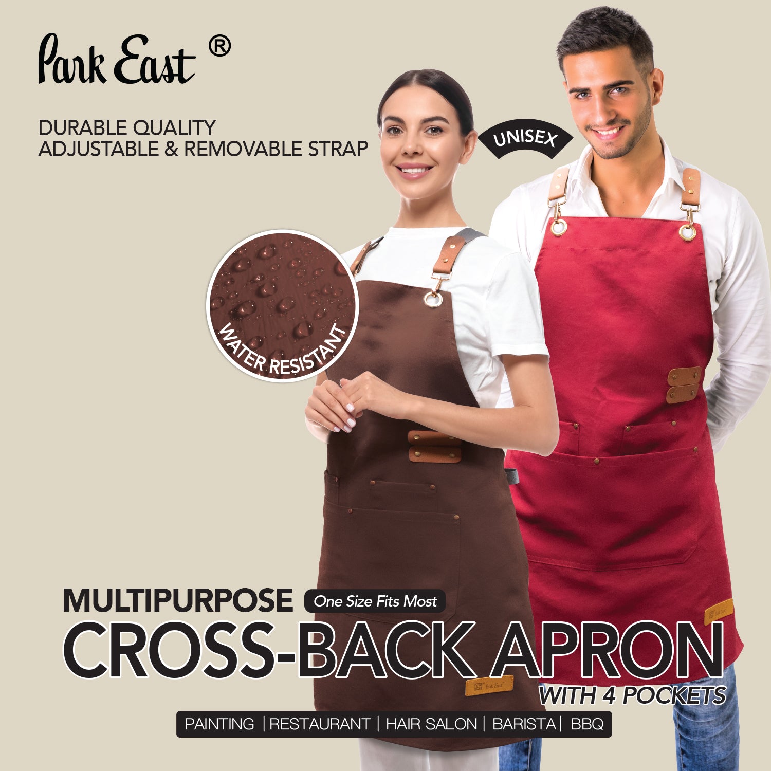 Multipurpose Cross-back Apron