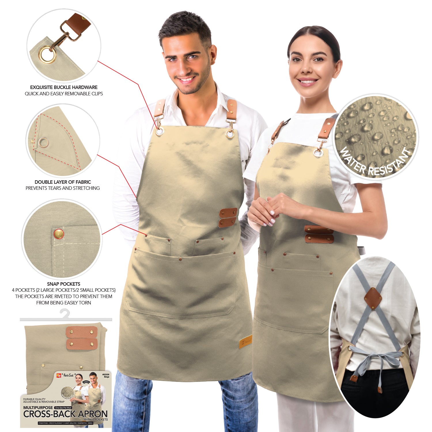 Multipurpose Cross-back Apron