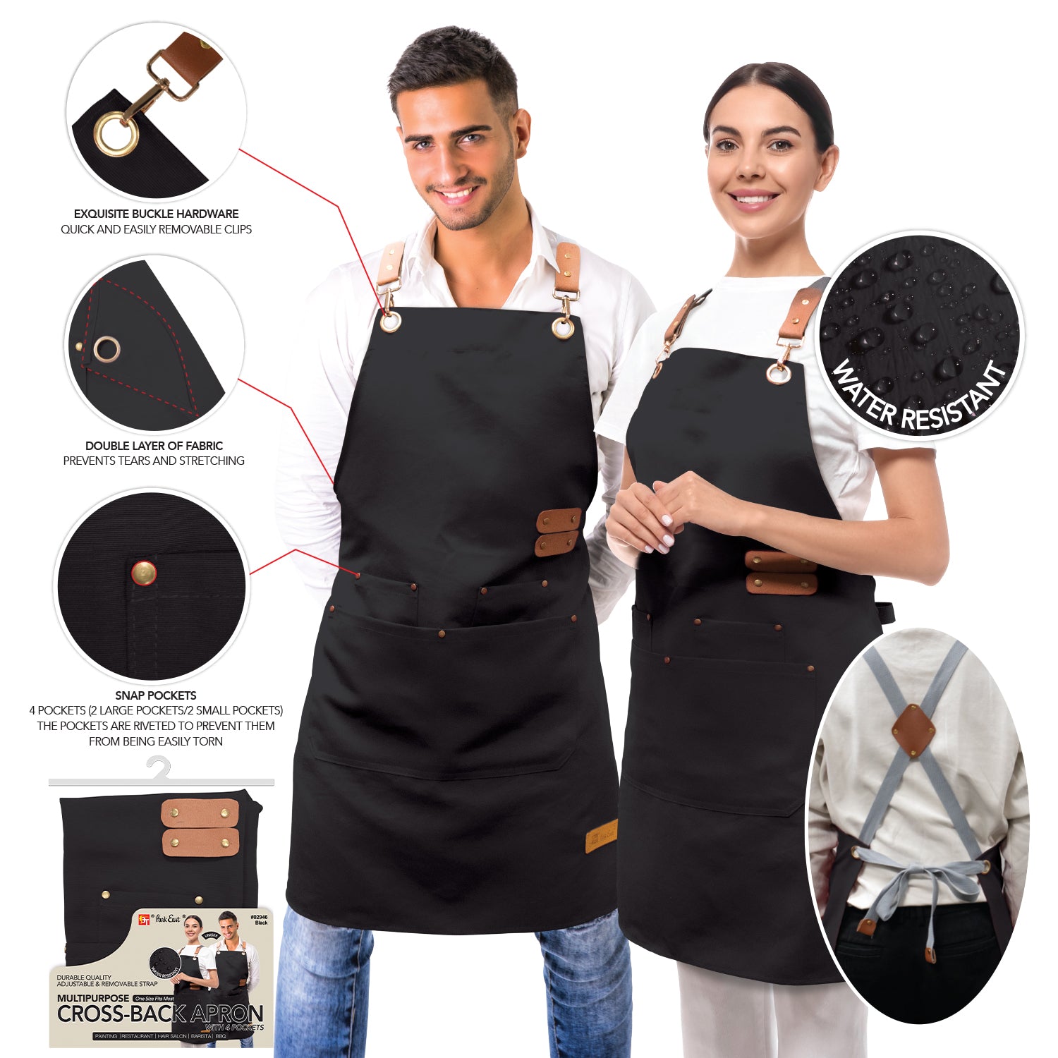 Multipurpose Cross-back Apron