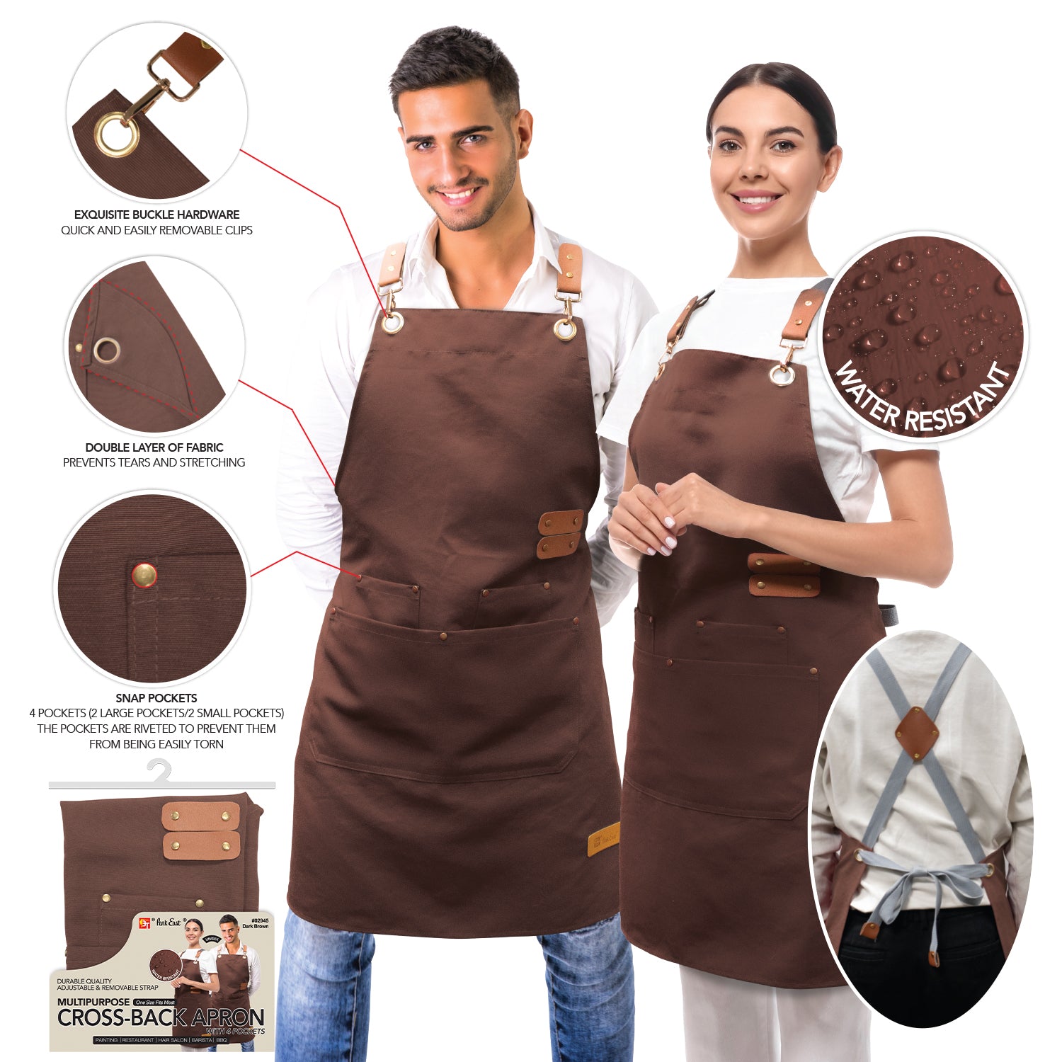 Multipurpose Cross-back Apron