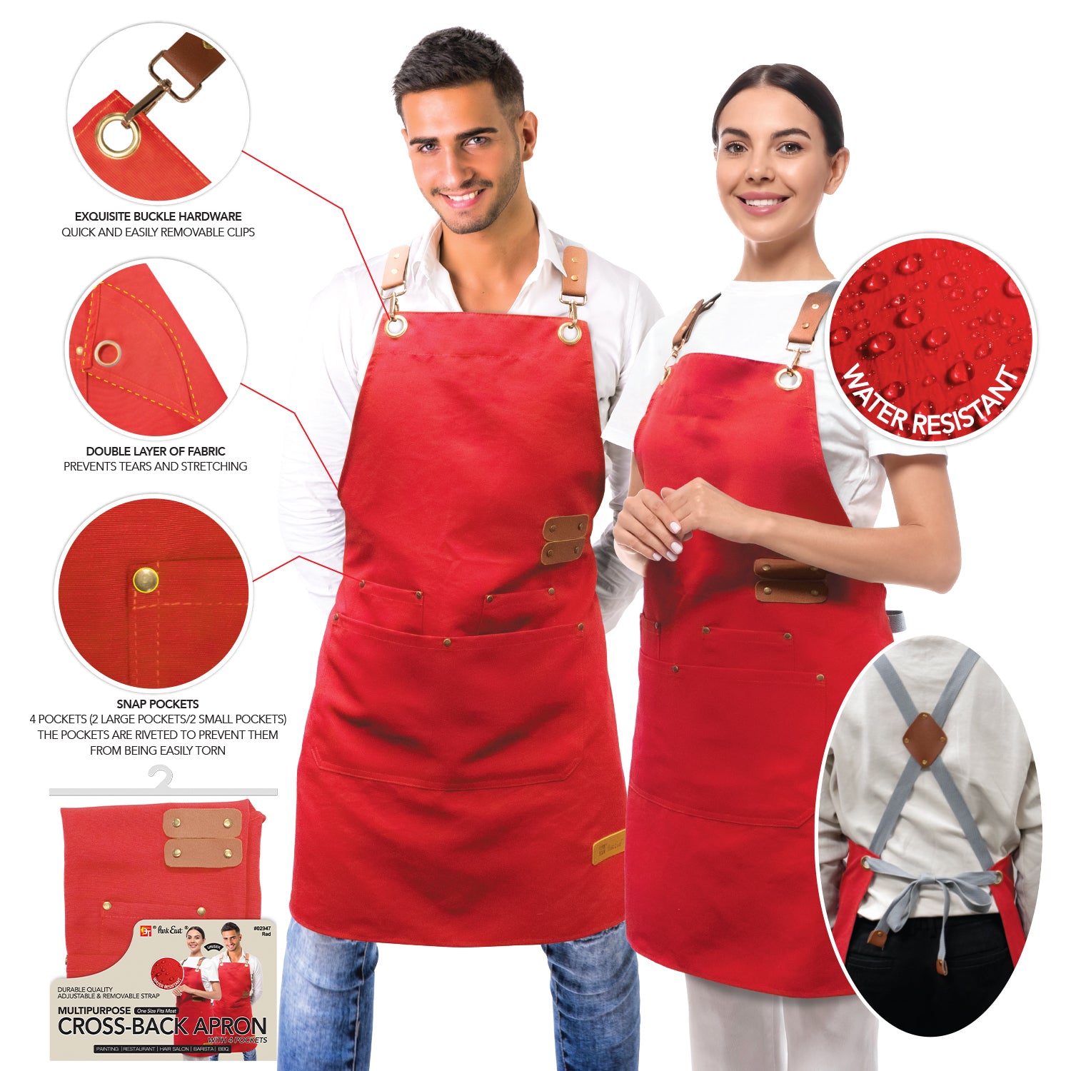 Multipurpose Cross-back Apron