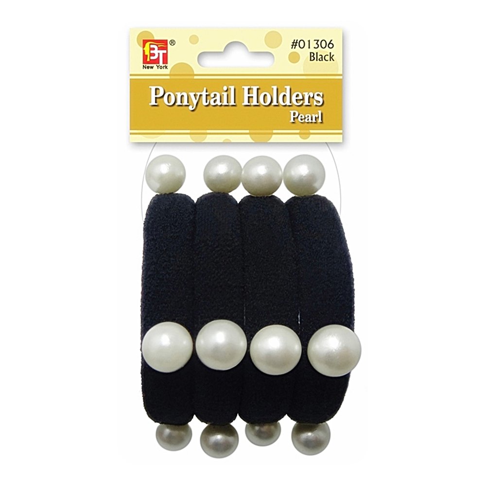 PEARL BALL PONYTAIL HOLDERS