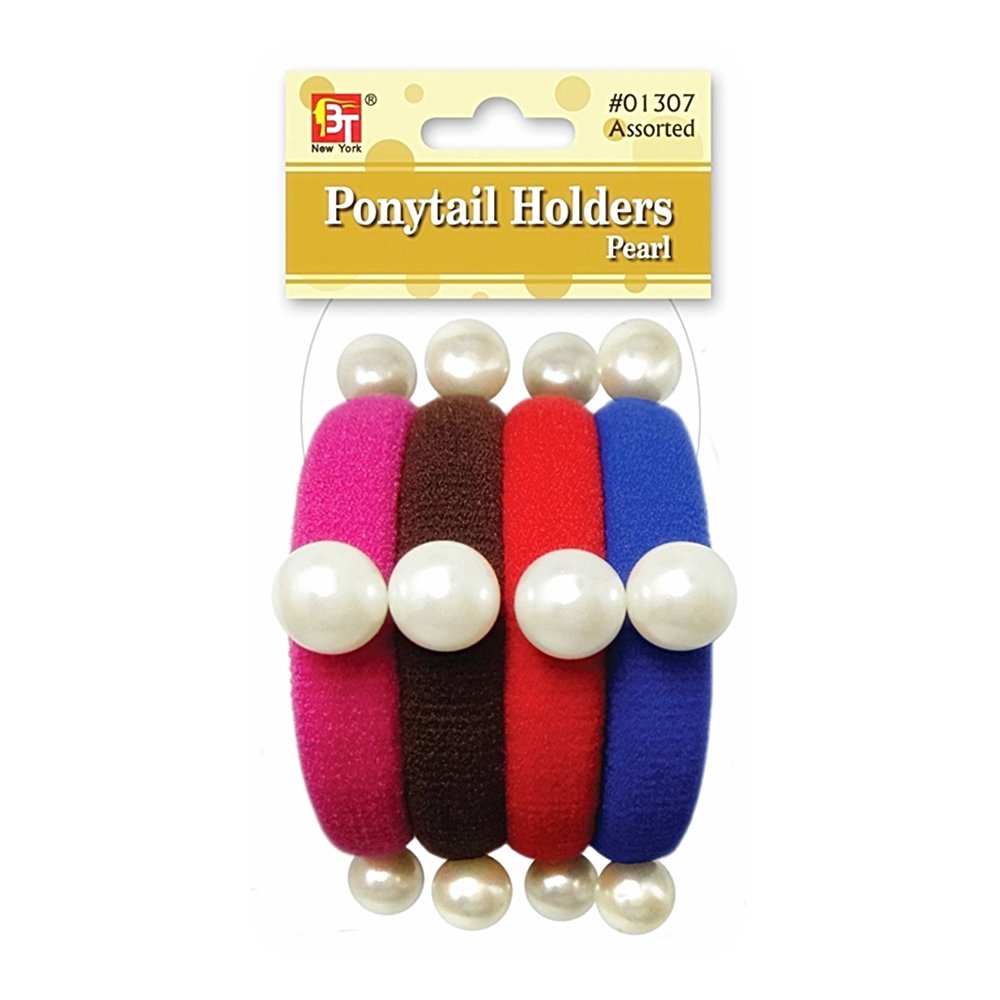 PEARL BALL PONYTAIL HOLDERS