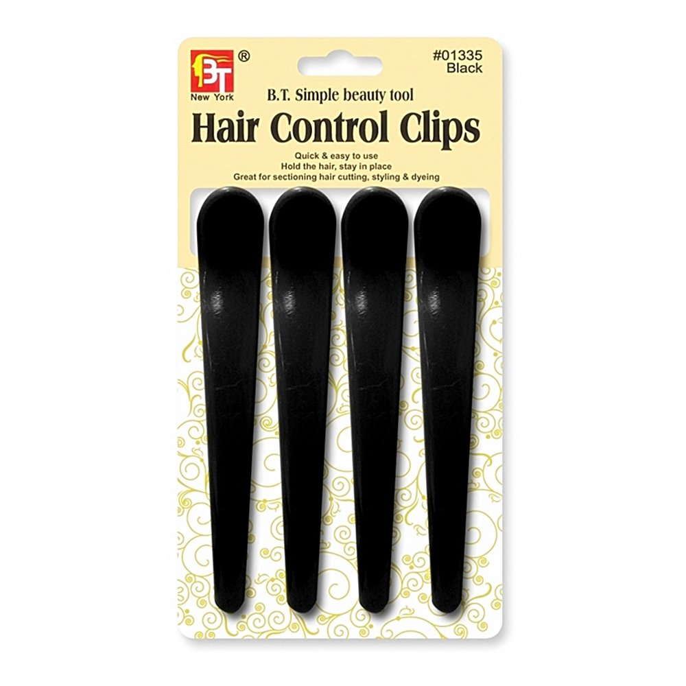 4.75" HAIR CONTROL CLIPS 4PCS