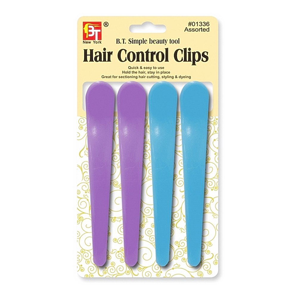 4.75" HAIR CONTROL CLIPS 4PCS