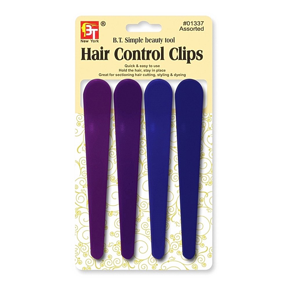 4.75" HAIR CONTROL CLIPS 4PCS