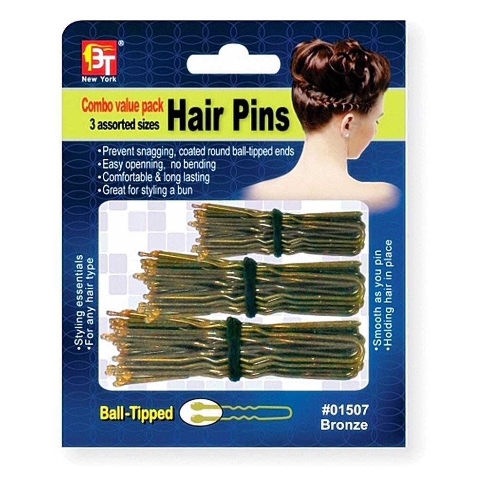 3 SIZES HAIR PINS BALL TIP