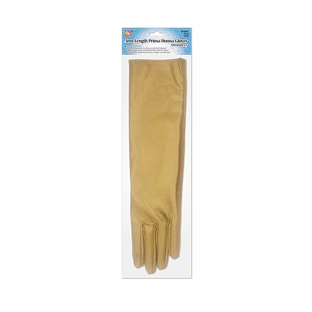 ARM-LENGTH PRIMA DONNA GLOVES - SHIMMERY