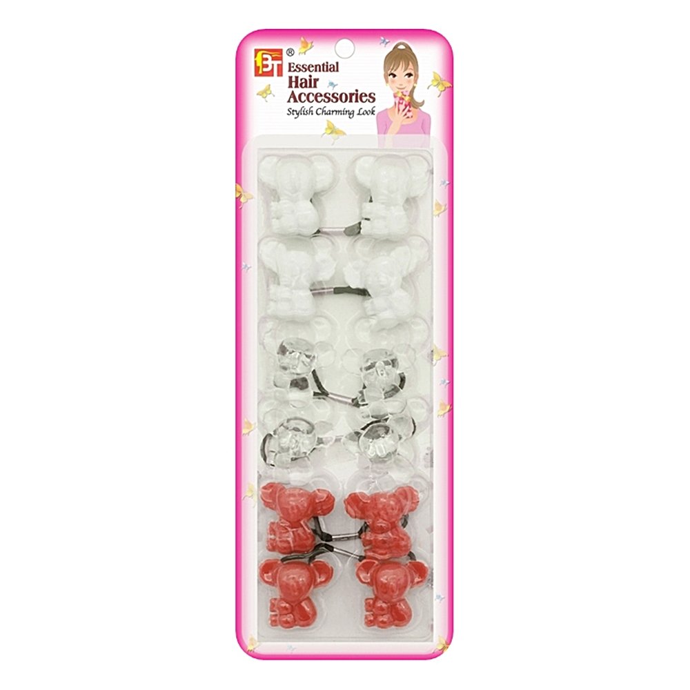 6PCS PONYTAIL HOLDERS KOALA