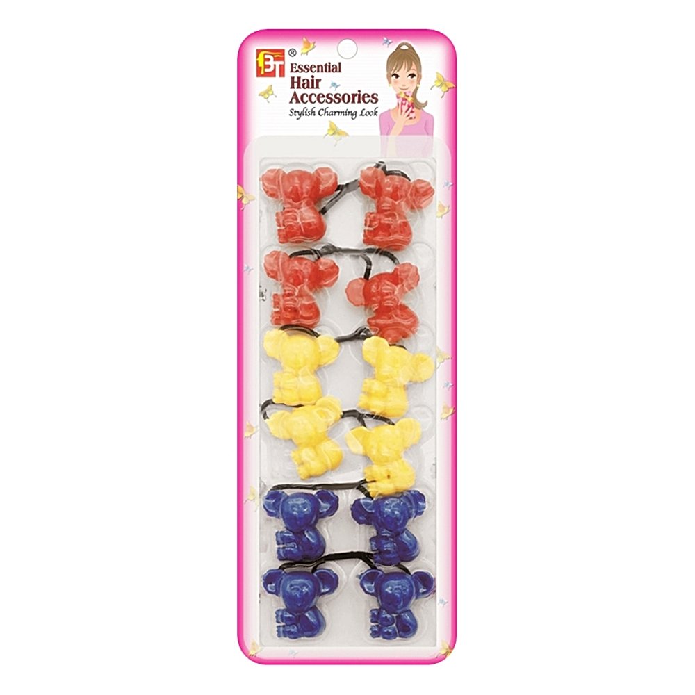 6PCS PONYTAIL HOLDERS KOALA