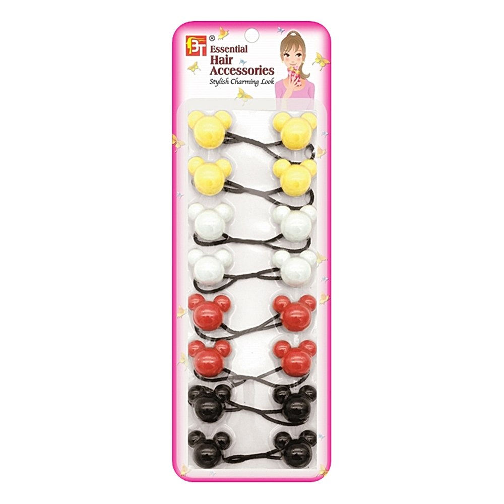 8PCS PONYTAIL HOLDERS BABY MOUSE