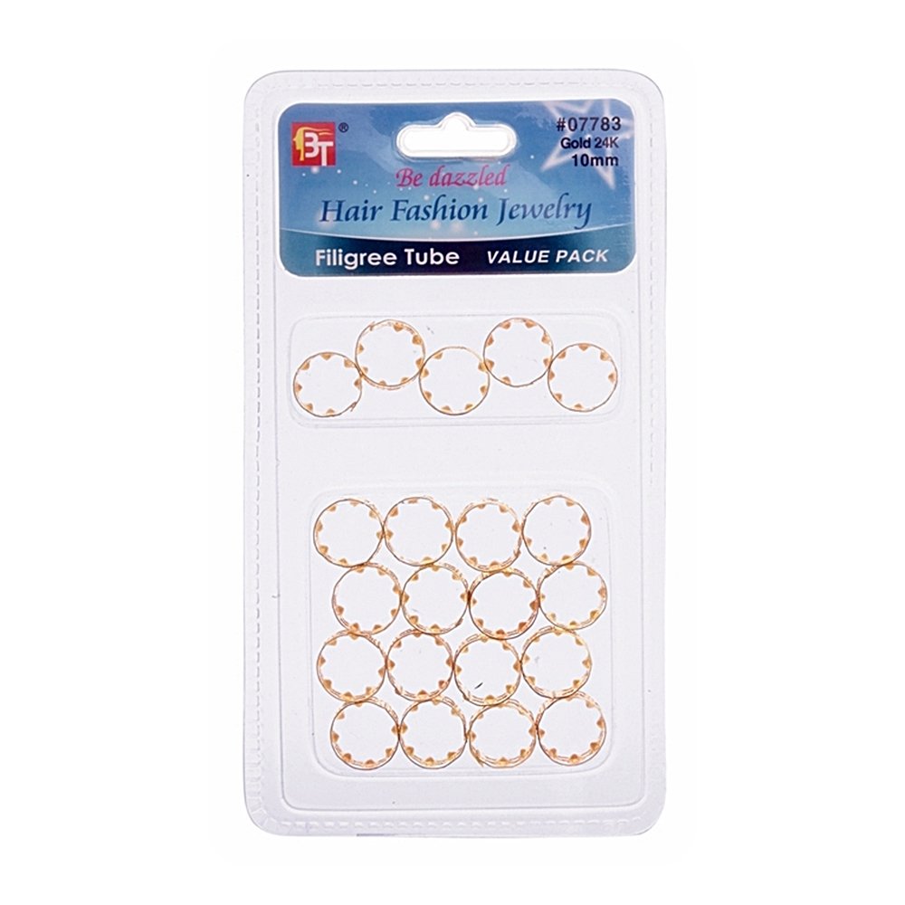 FILIGREE TUBE 14mmX10mm VALUE PACK (21PCS)