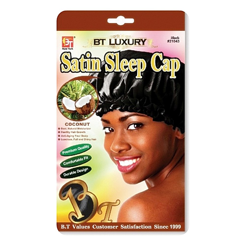 SATIN SLEEP CAP - Coconut Oil Treated