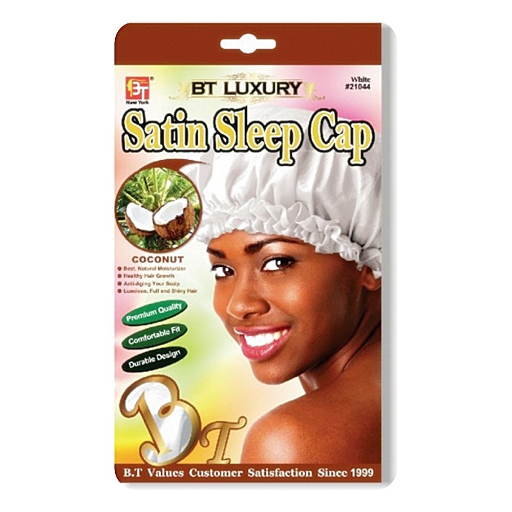 SATIN SLEEP CAP - Coconut Oil Treated