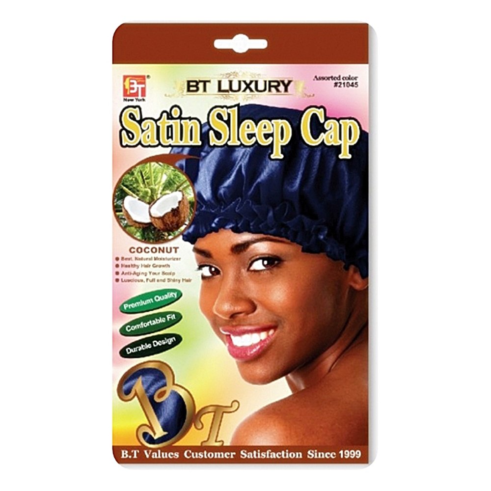 SATIN SLEEP CAP - Coconut Oil Treated